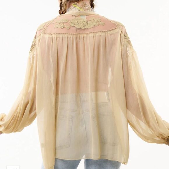 Aratta Camellia Embroidered Top $179 MSRP-current Style - Picture 2 of 5